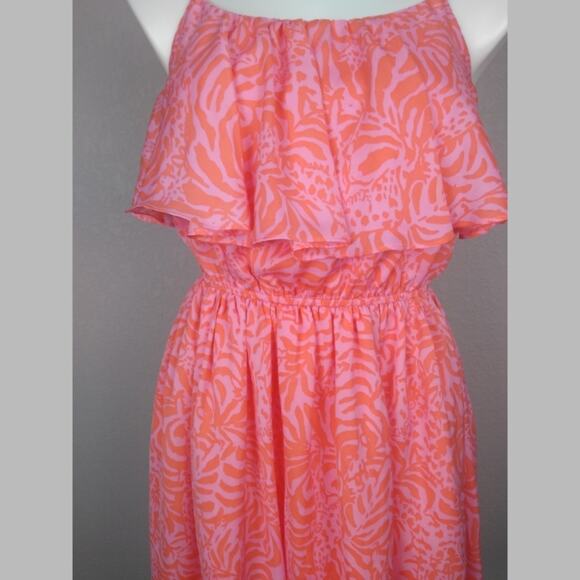 Lilly Pulitzer for Target 'Giraffing Me Crazy Flounce' Flounce Dress Size Small - Picture 10 of 16